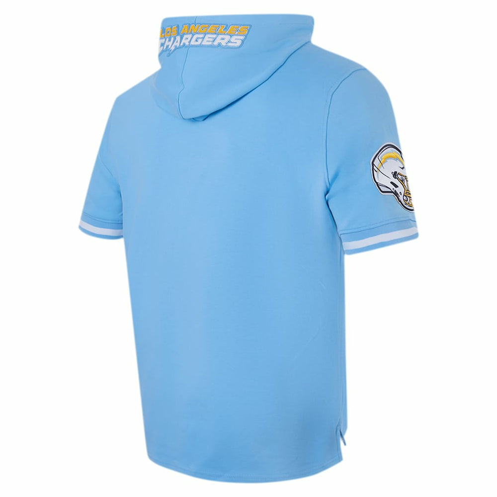 Justin Herbert Los Angeles Chargers Pro Standard Player Name & Number Hoodie T-Shirt - Powder Blue Hoodies