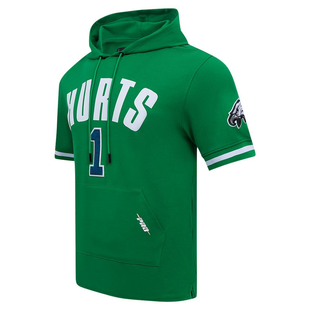 Jalen Hurts Philadelphia Eagles Pro Standard Player Name & Number Hoodie T-Shirt - Kelly Green Hoodies