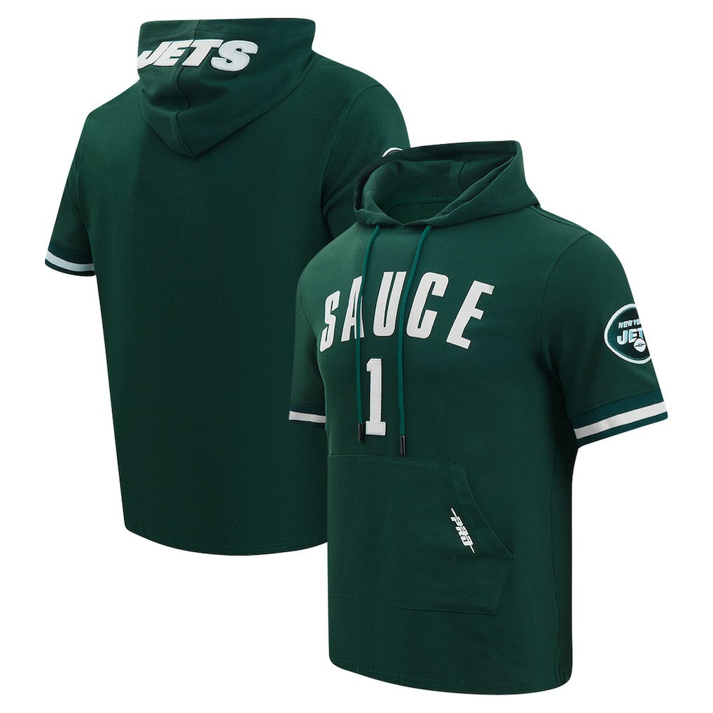 Ahmad Sauce Gardner New York Jets Pro Standard Player Name & Number Hoodie T-Shirt - Green Hoodies