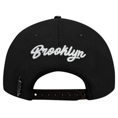 Brooklyn Nets Pro Standard Paint the City Pinch Front Snapback Hat Black outlet
