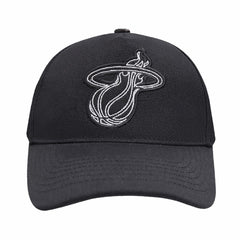 Miami Heat Pro Standard Paint the City Pinch Front Snapback Hat Black