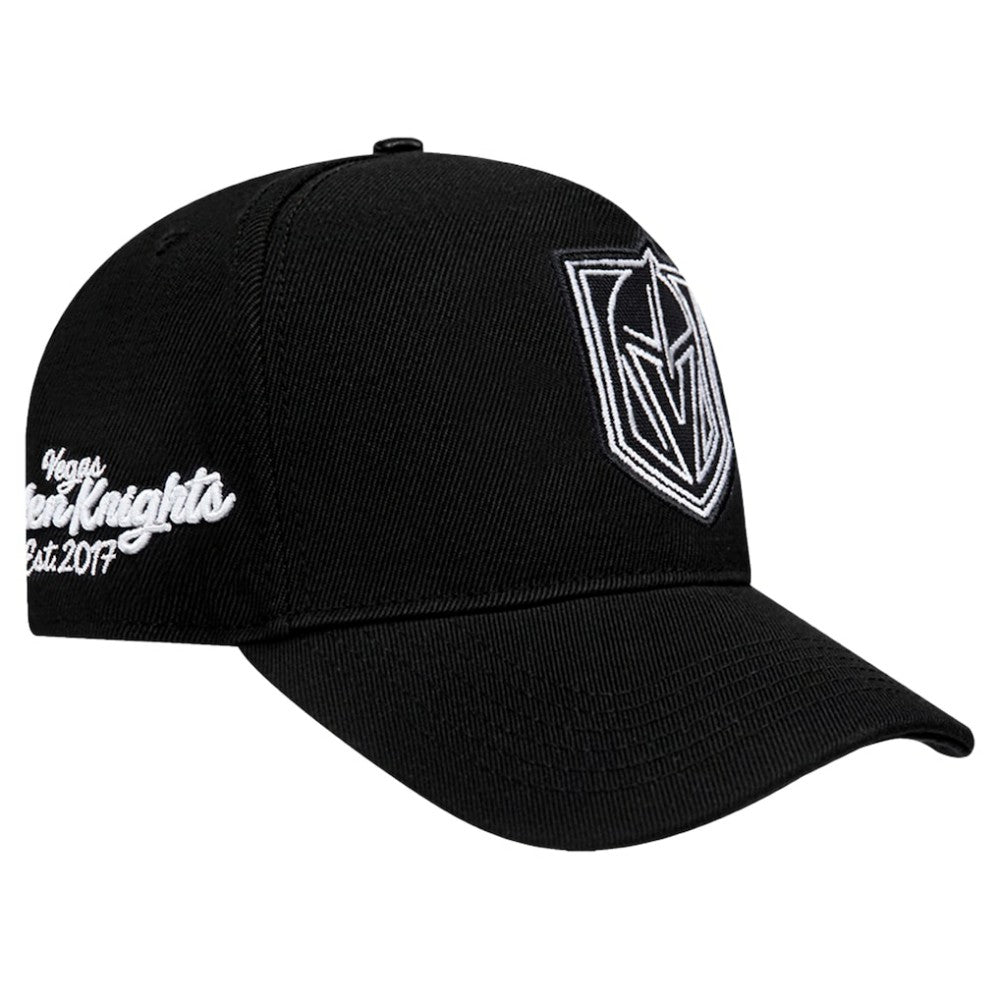 Vegas Golden Knights Pro Standard Paint the City Pinch Front Snapback Hat - Black | US 200913835