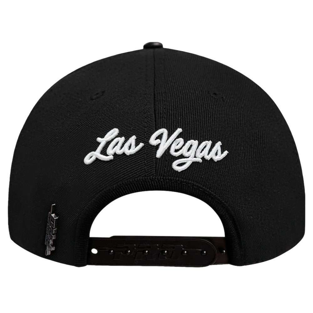 Vegas Golden Knights Pro Standard Paint the City Pinch Front Snapback Hat - Black | US 200913835