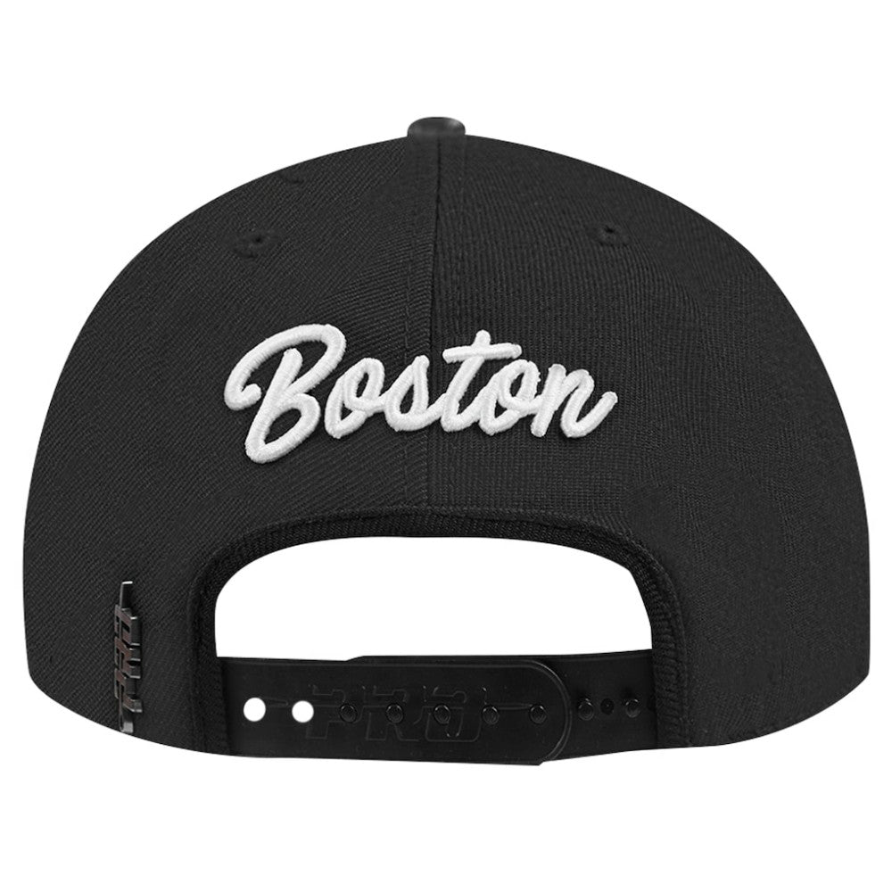 Boston Bruins Pro Standard Paint the City Pinch Front Snapback Hat - Black | US 200913837
