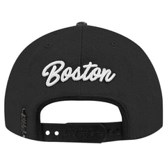 Boston Bruins Pro Standard Paint the City Pinch Front Snapback Hat - Black | US 200913837