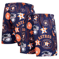Houston Astros Pro Standard Toss Logo Woven Shorts - Navy Shorts