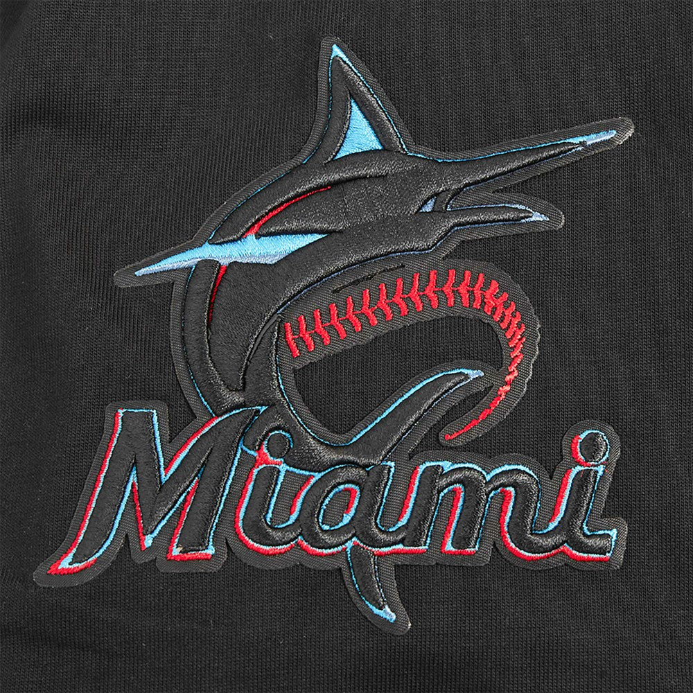 Miami Marlins Pro Standard Oversized City Tour T-Shirt - Black T-shirts