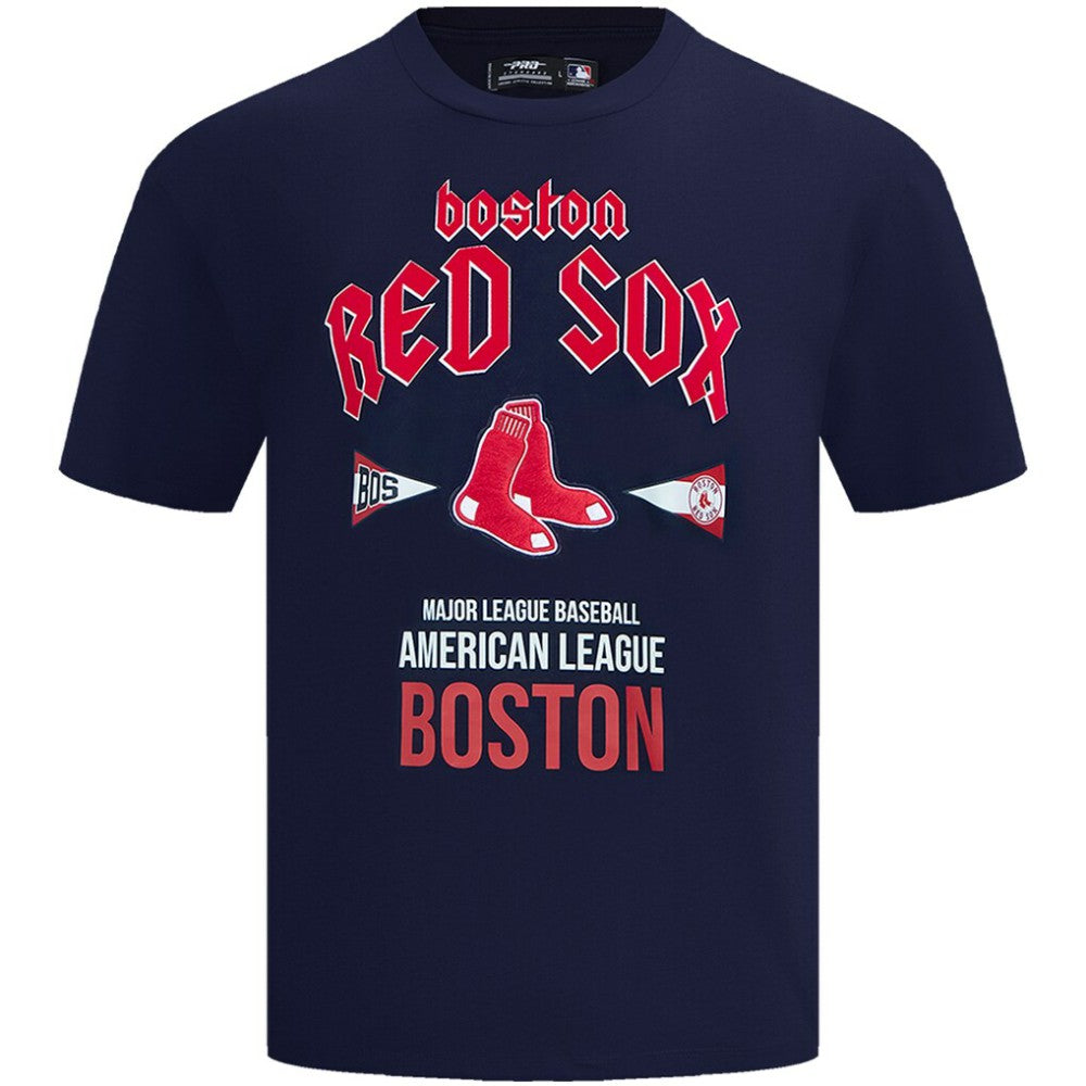 Boston Red Sox Pro Standard Oversized City Tour T-Shirt - Navy T-shirts