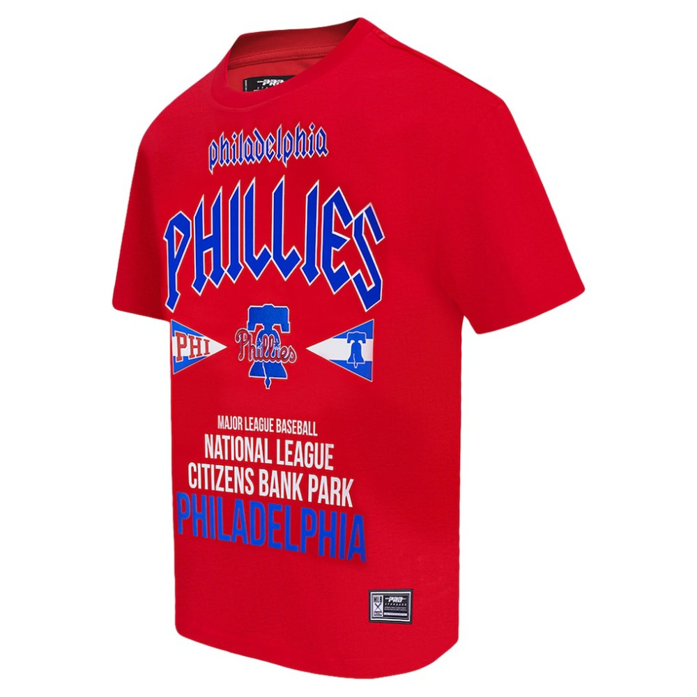 Philadelphia Phillies Pro Standard Oversized City Tour T-Shirt - Red T-shirts