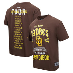 San Diego Padres Pro Standard Oversized City Tour T-Shirt - Brown T-shirts