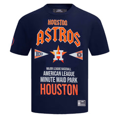Houston Astros Pro Standard Oversized City Tour T-Shirt - Navy T-shirts