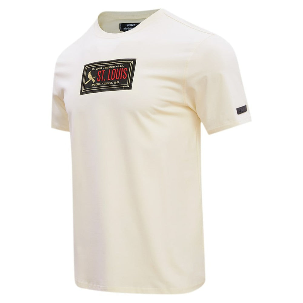 St. Louis Cardinals Pro Standard Club Member Badge T-Shirt - Cream T-shirts