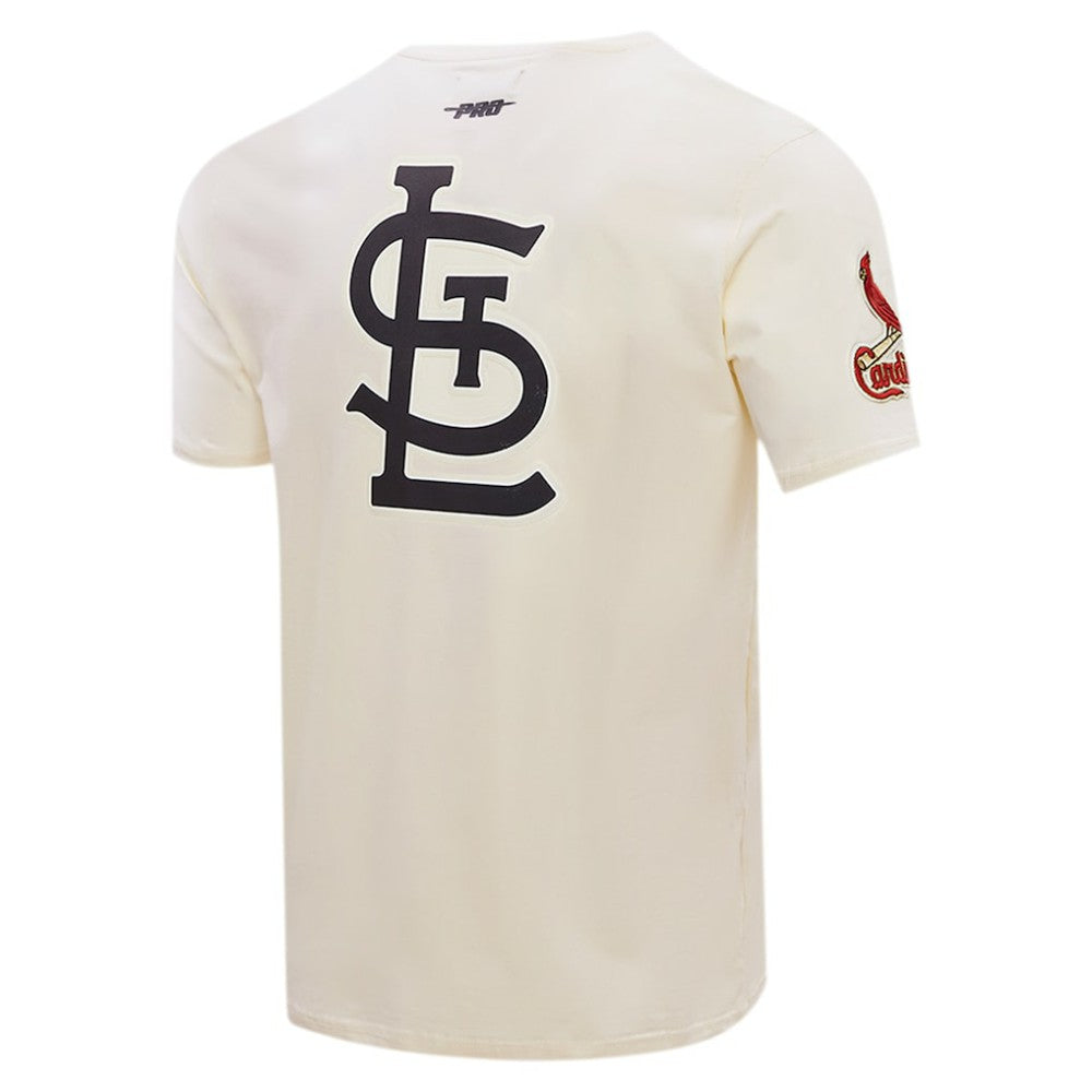 St. Louis Cardinals Pro Standard Club Member Badge T-Shirt - Cream T-shirts