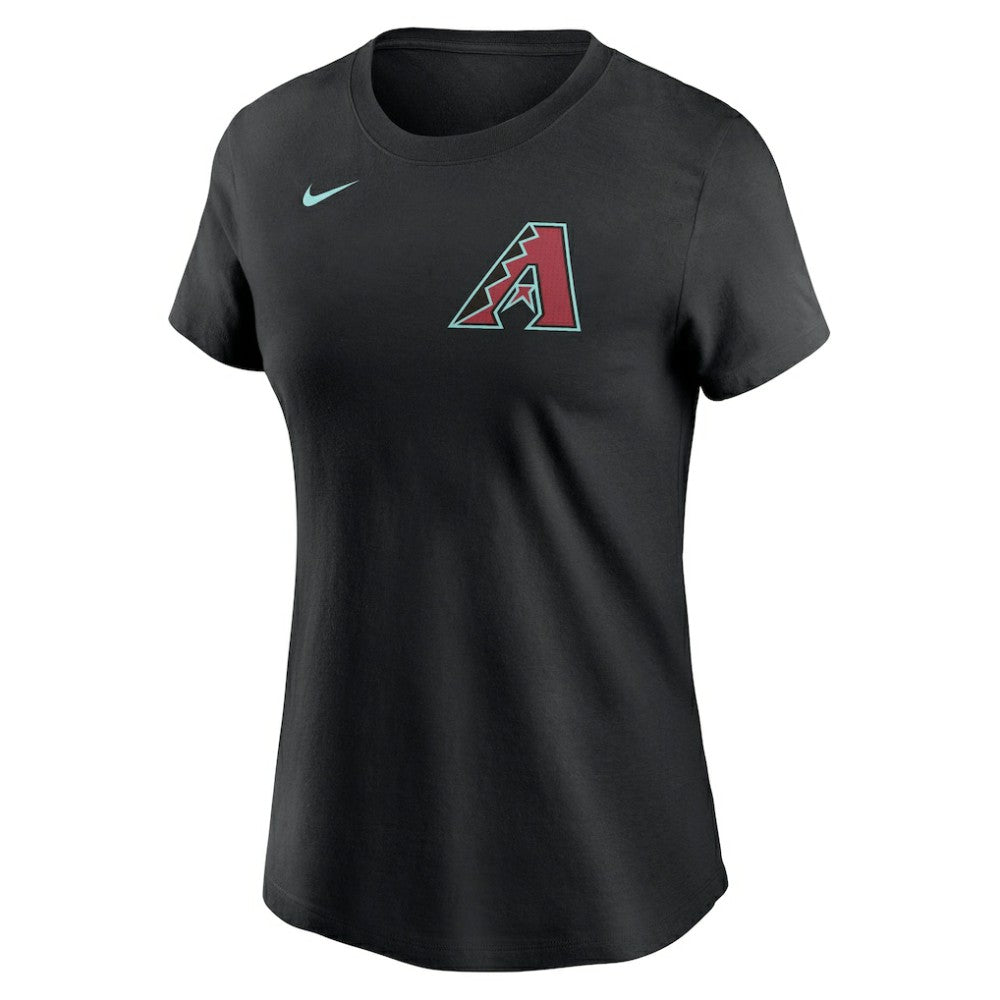 Ketel Marte Arizona Diamondbacks Nike Women's 2024 Fuse Name & Number T-Shirt - Black T-shirts