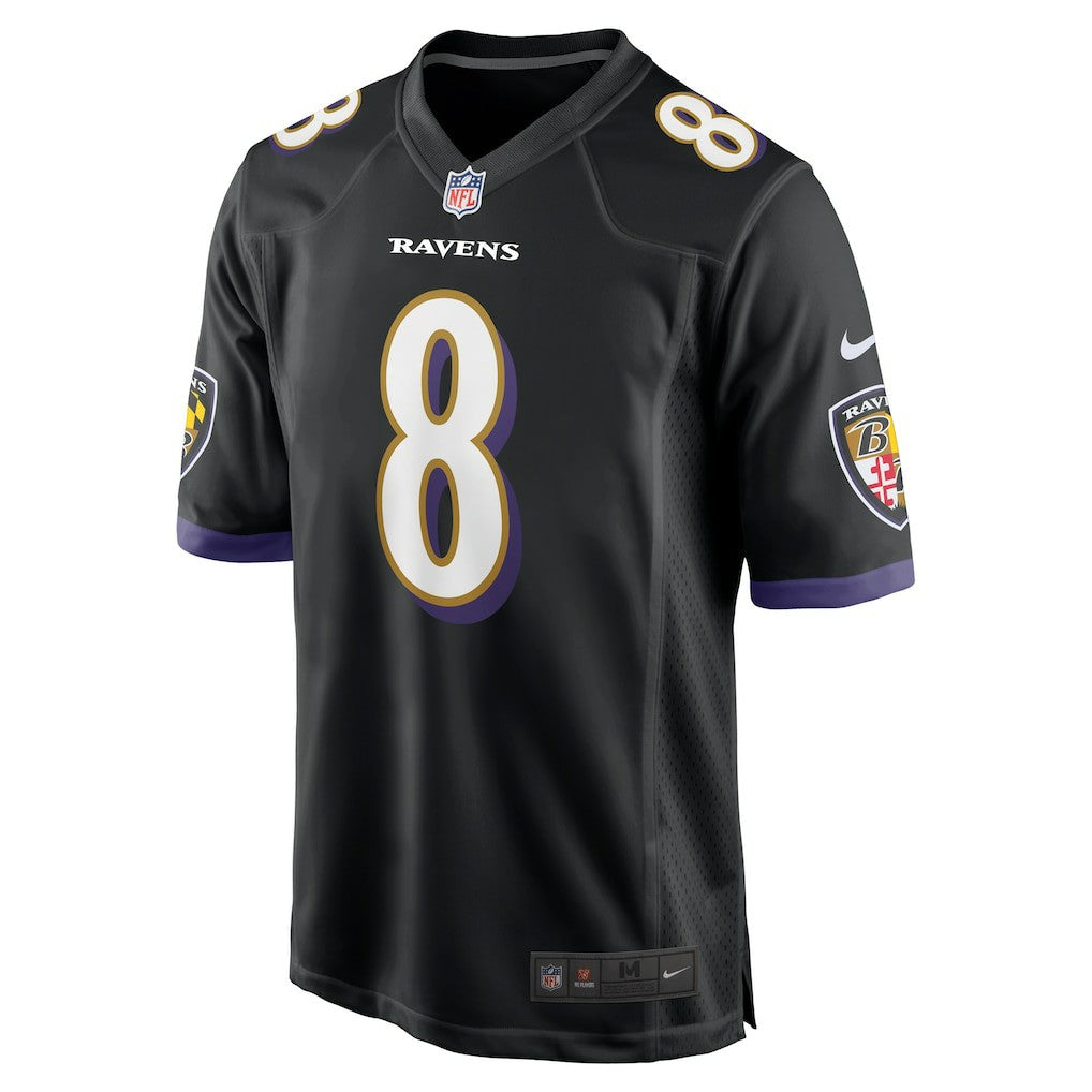 Lamar Jackson Baltimore Ravens Alternate Game Jersey - Black Jerseys