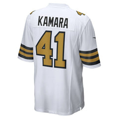 Alvin Kamara New Orleans Saints Alternate Game Jersey - White Jerseys