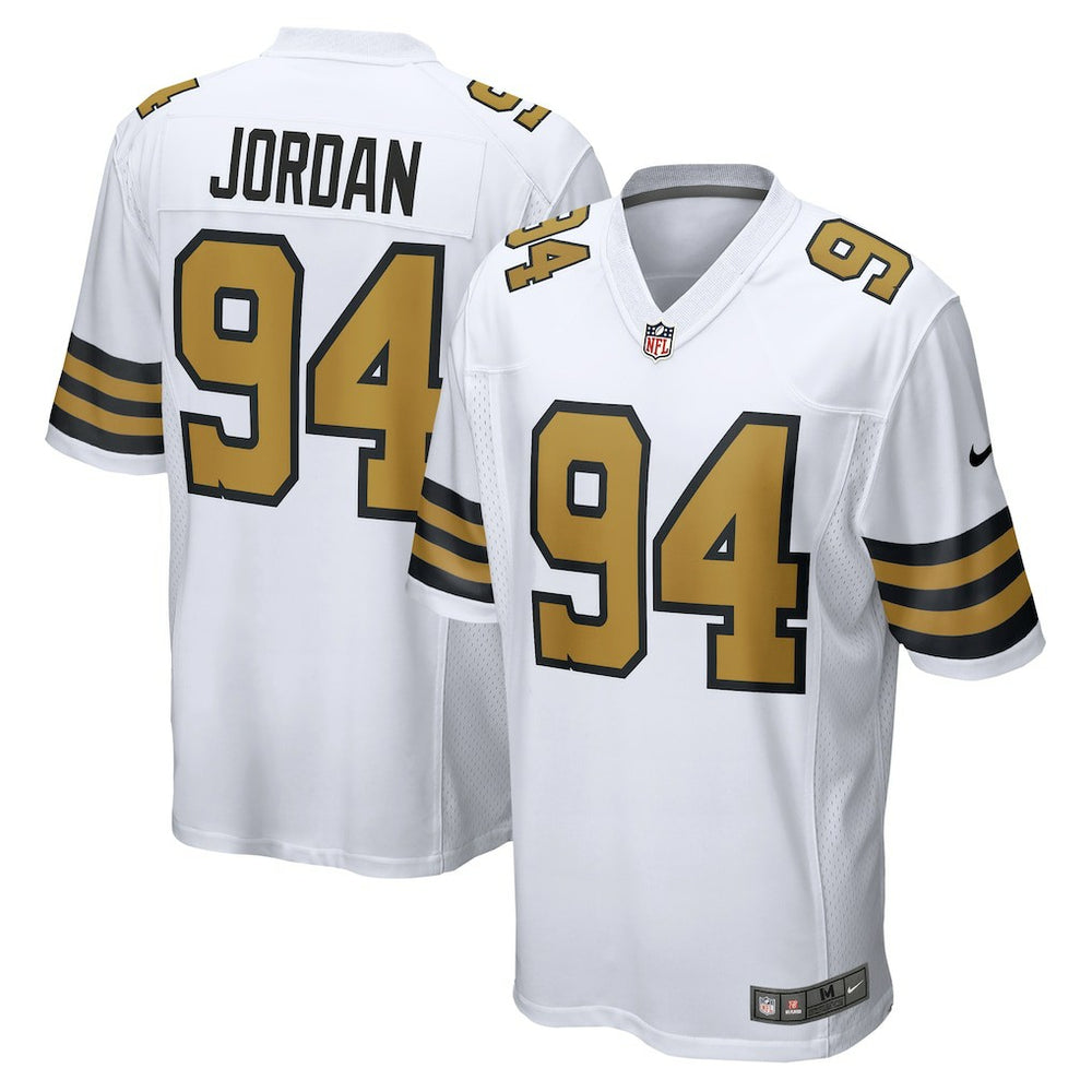 Cameron Jordan New Orleans Saints Alternate Game Jersey - White Jerseys