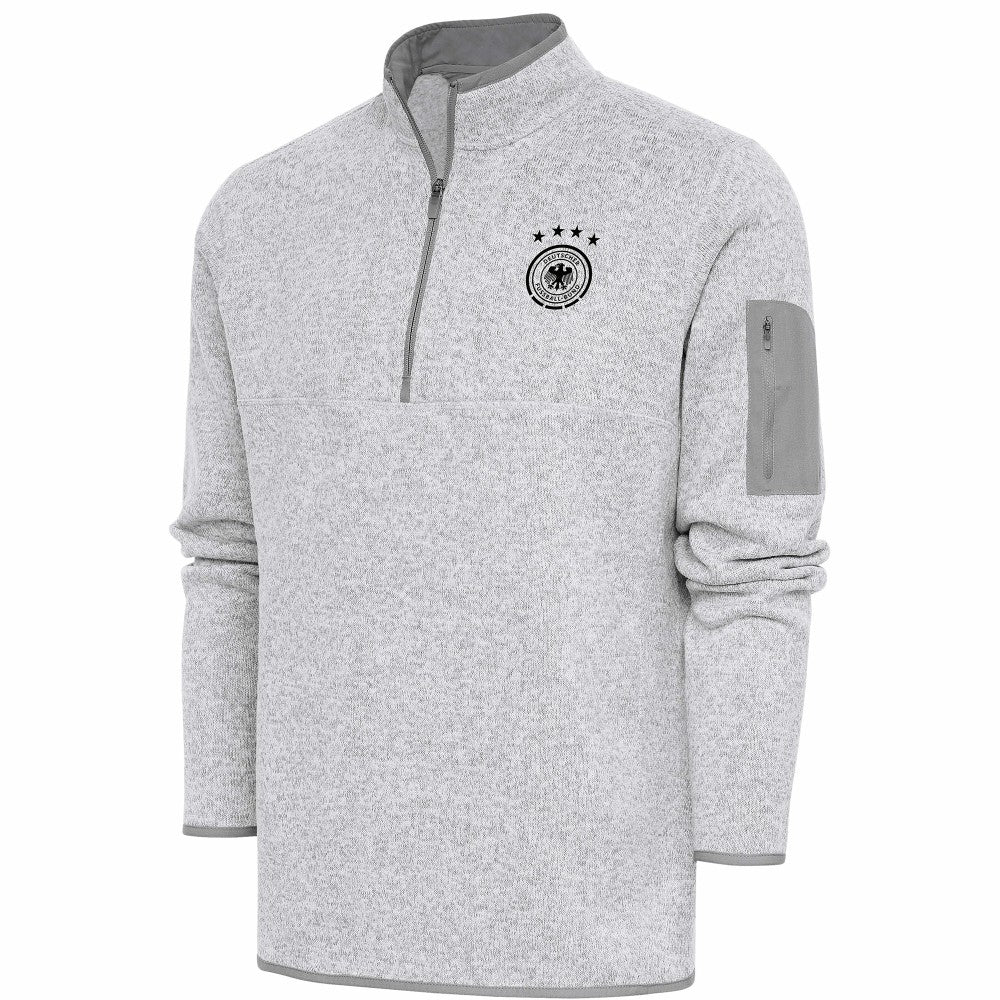 Germany National Team Elevate Quarter-Zip Pullover Heather Gray