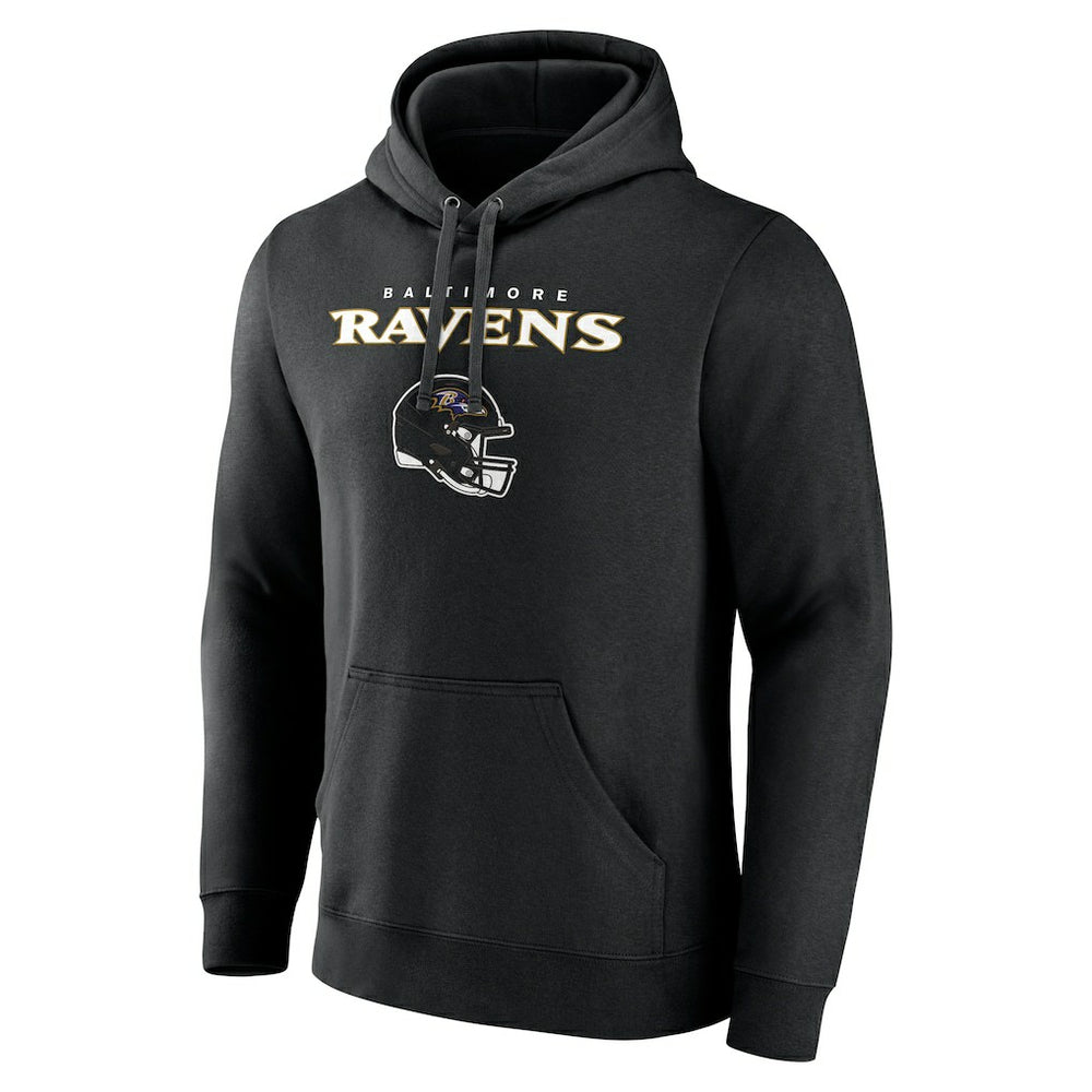 Kyle Hamilton Baltimore Ravens Team Wordmark Player Name & Number Pullover Hoodie - Black Hoodies