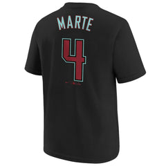 Ketel Marte Arizona Diamondbacks Nike Youth Name & Number T-Shirt - Black T-shirts