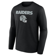 Tyree Wilson Las Vegas Raiders Team Wordmark Player Name & Number Long Sleeve T-Shirt - Black T-shirts