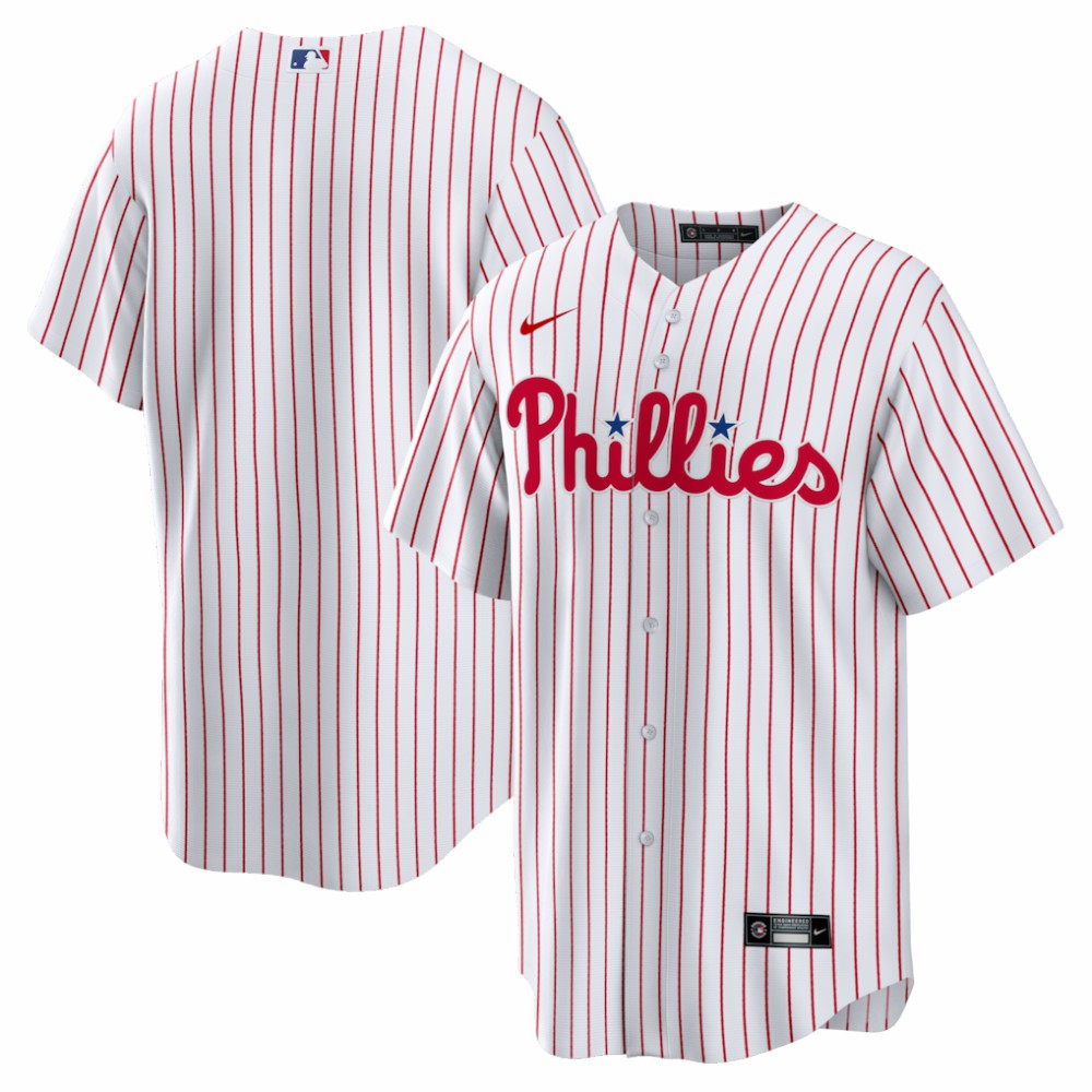 Philadelphia Phillies Nike Home Big & Tall Replica Jersey - White Jerseys