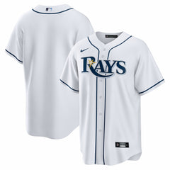 Tampa Bay Rays Nike Home Big & Tall Replica Jersey - White Jerseys