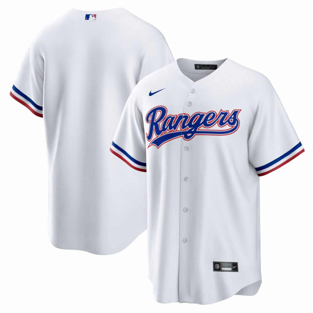Texas Rangers Nike Home Big & Tall Replica Jersey - White Jerseys