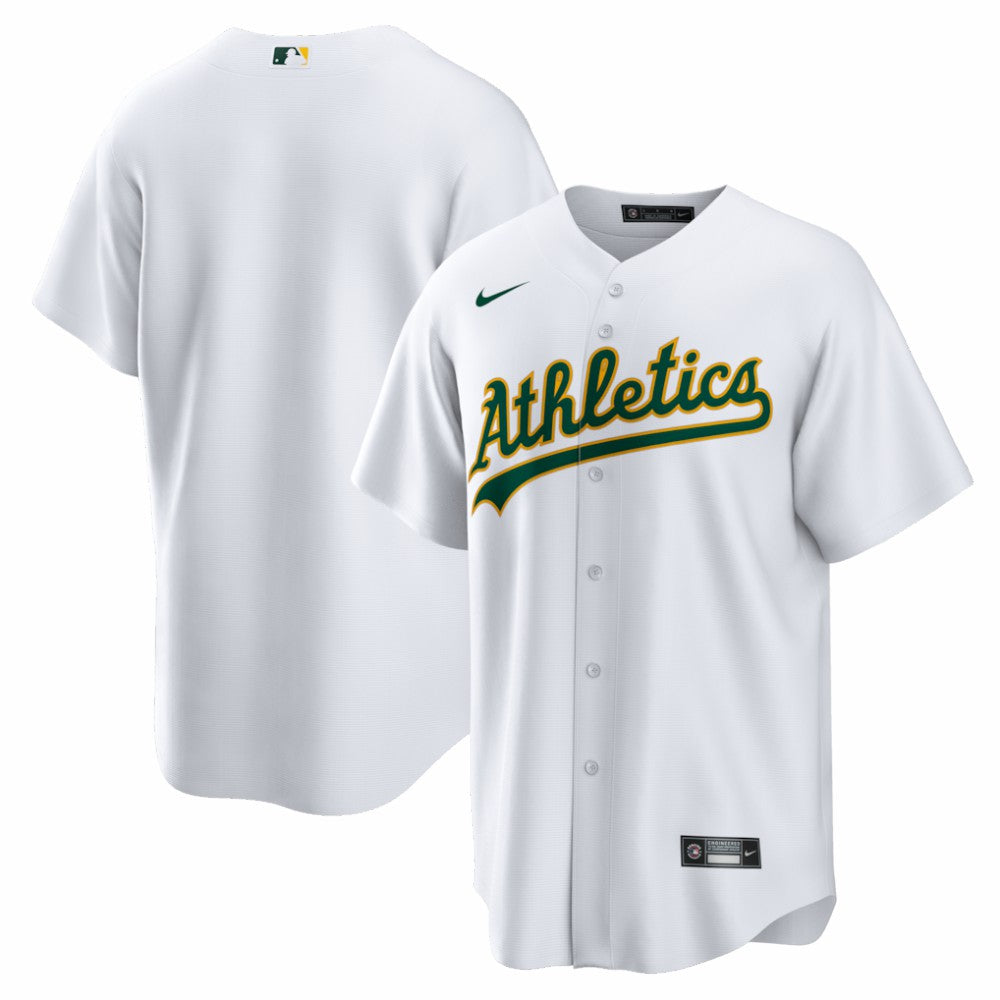 Athletics Nike Home Big & Tall Replica Jersey - White Jerseys