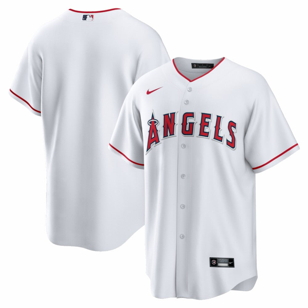 Los Angeles Angels Nike Home Big & Tall Replica Jersey - White Jerseys