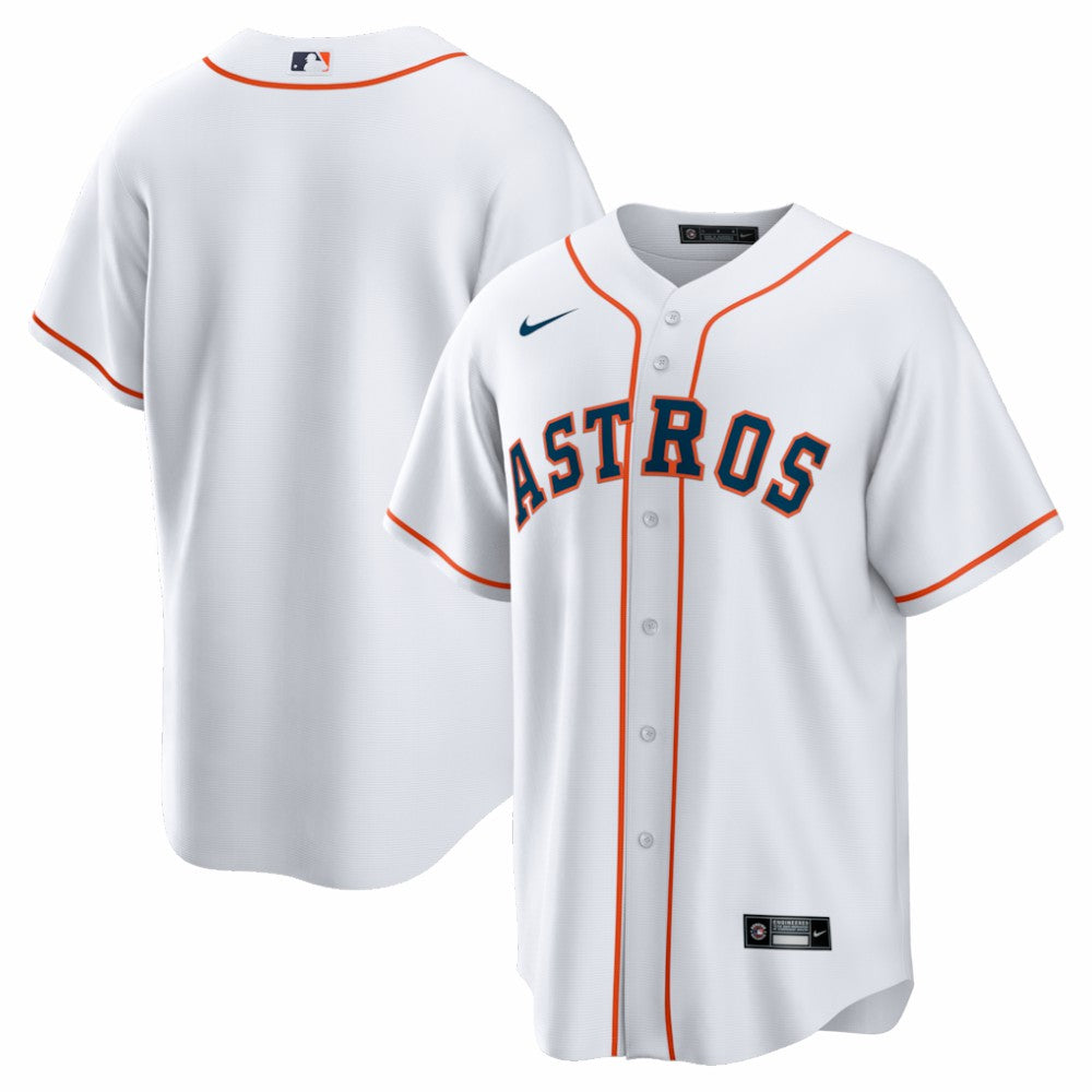 Houston Astros Nike Home Big & Tall Replica Jersey - White Jerseys