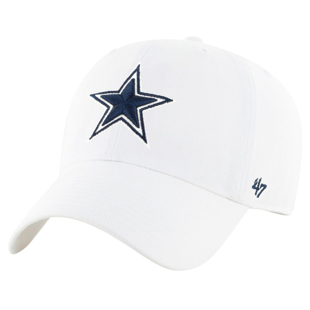 Dallas Cowboys '47 Clean Up Primary Adjustable Hat - White Hats