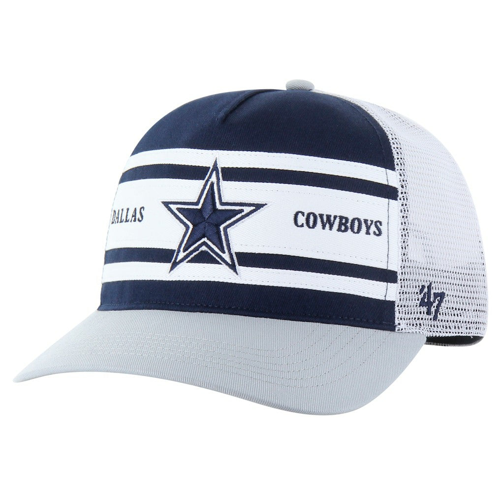 Dallas Cowboys '47 Super Stripe Hitch Adjustable Hat - Navy/Gray Hats