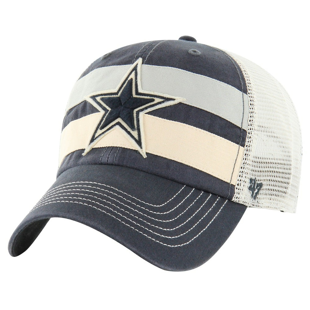Dallas Cowboys '47 Clubhouse Boon Trucker Clean Up Adjustable Hat - Navy/Natural Hats