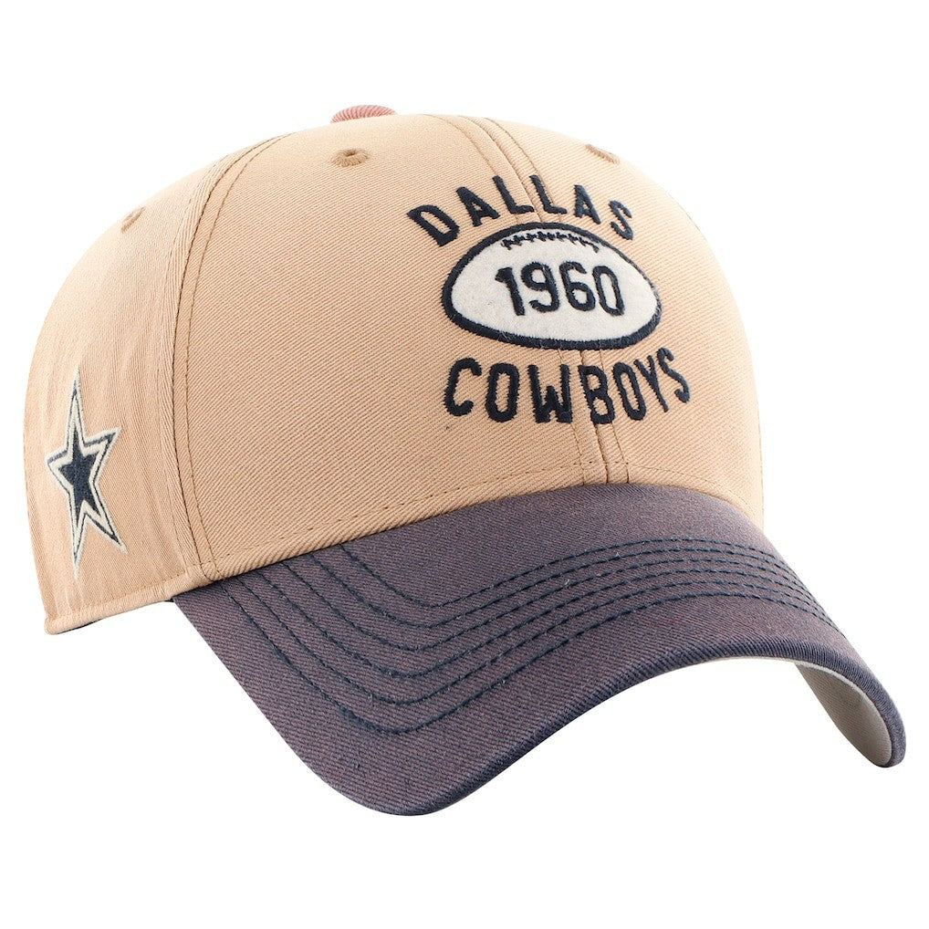 Dallas Cowboys '47 Dusted Ailene MVP Adjustable Hat - Tan/Navy Hats