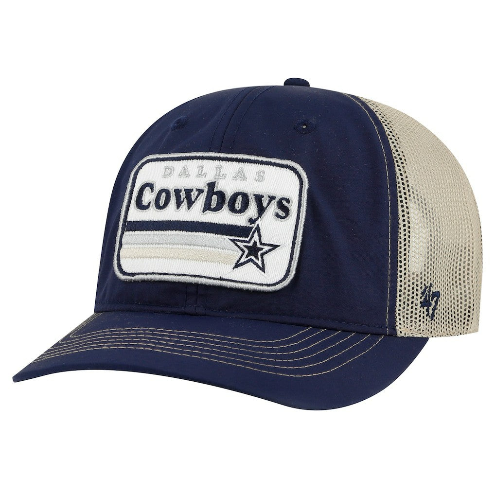 Dallas Cowboys '47 Campscape Trucker Adjustable Hat - Navy/Natural Hats