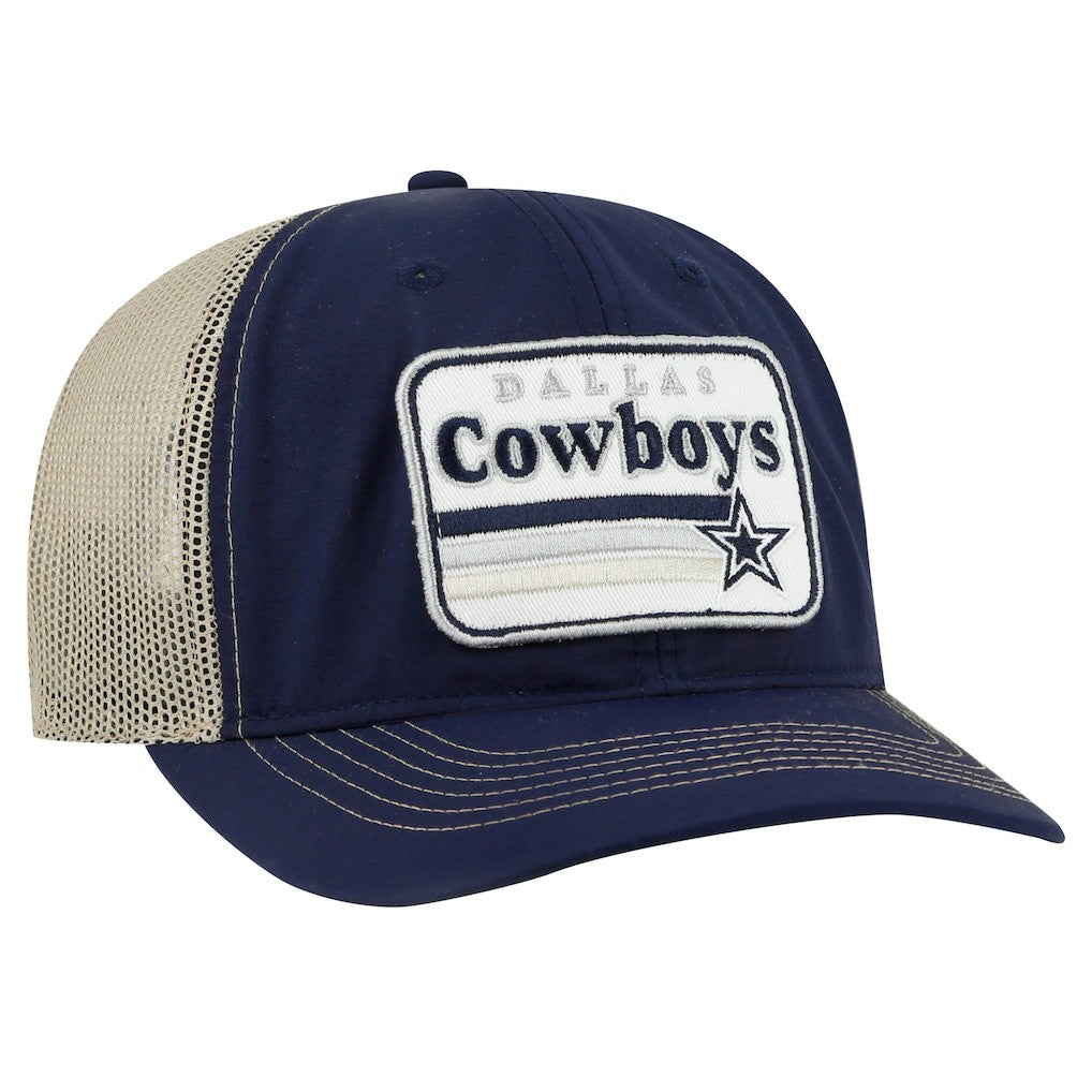 Dallas Cowboys '47 Campscape Trucker Adjustable Hat - Navy/Natural Hats