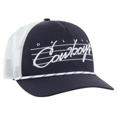 Dallas Cowboys '47 Downburst Relaxed Hitch Trucker Adjustable Hat - Navy/White Hats