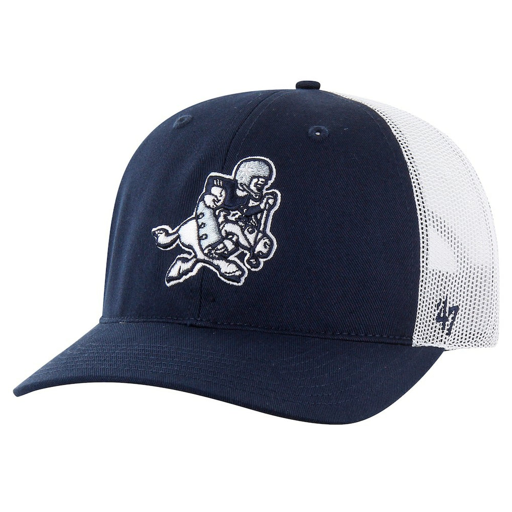 Dallas Cowboys '47 Retro Trucker Adjustable Hat - Navy/White Hats