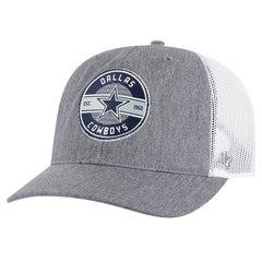 Dallas Cowboys '47 Hash Mark Trucker Adjustable Hat - Heather Gray Hats