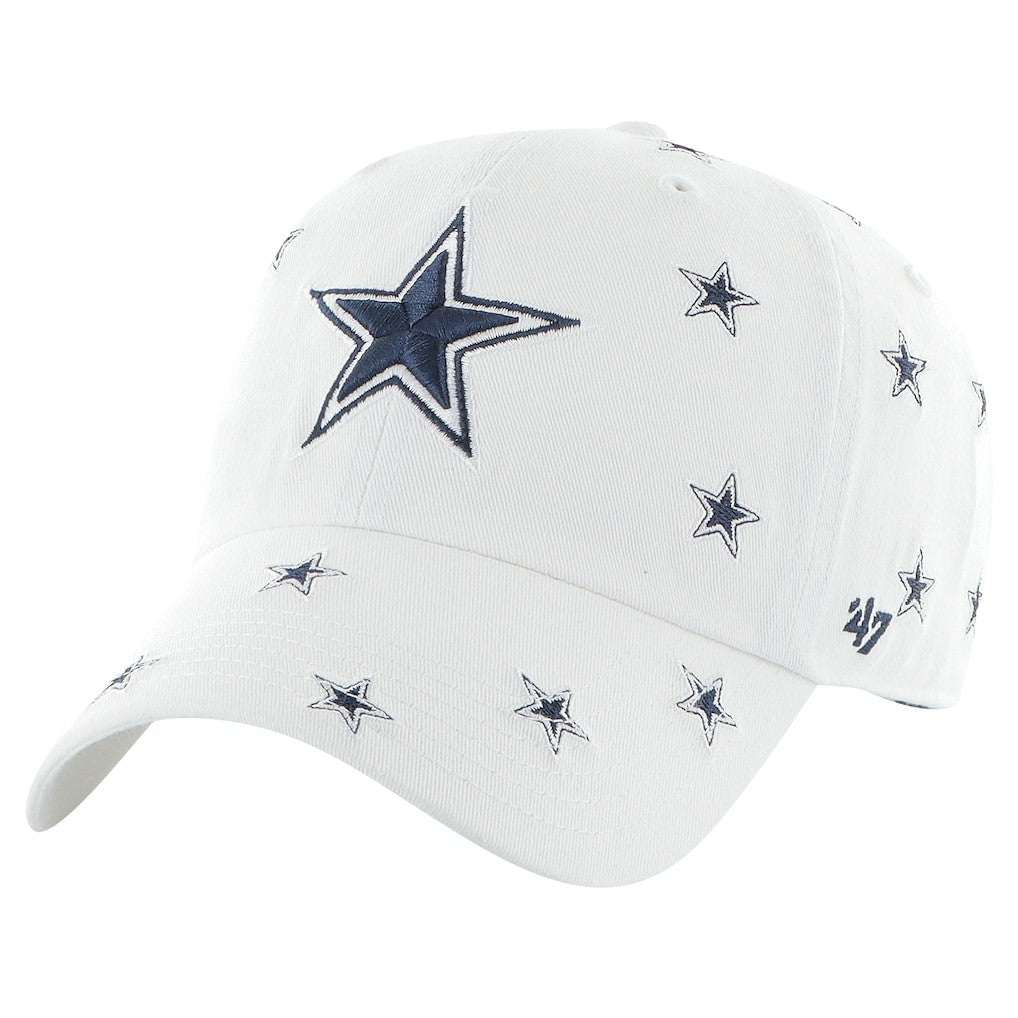 Dallas Cowboys '47 Women's Confetti Clean Up Adjustable Hat - White Hats