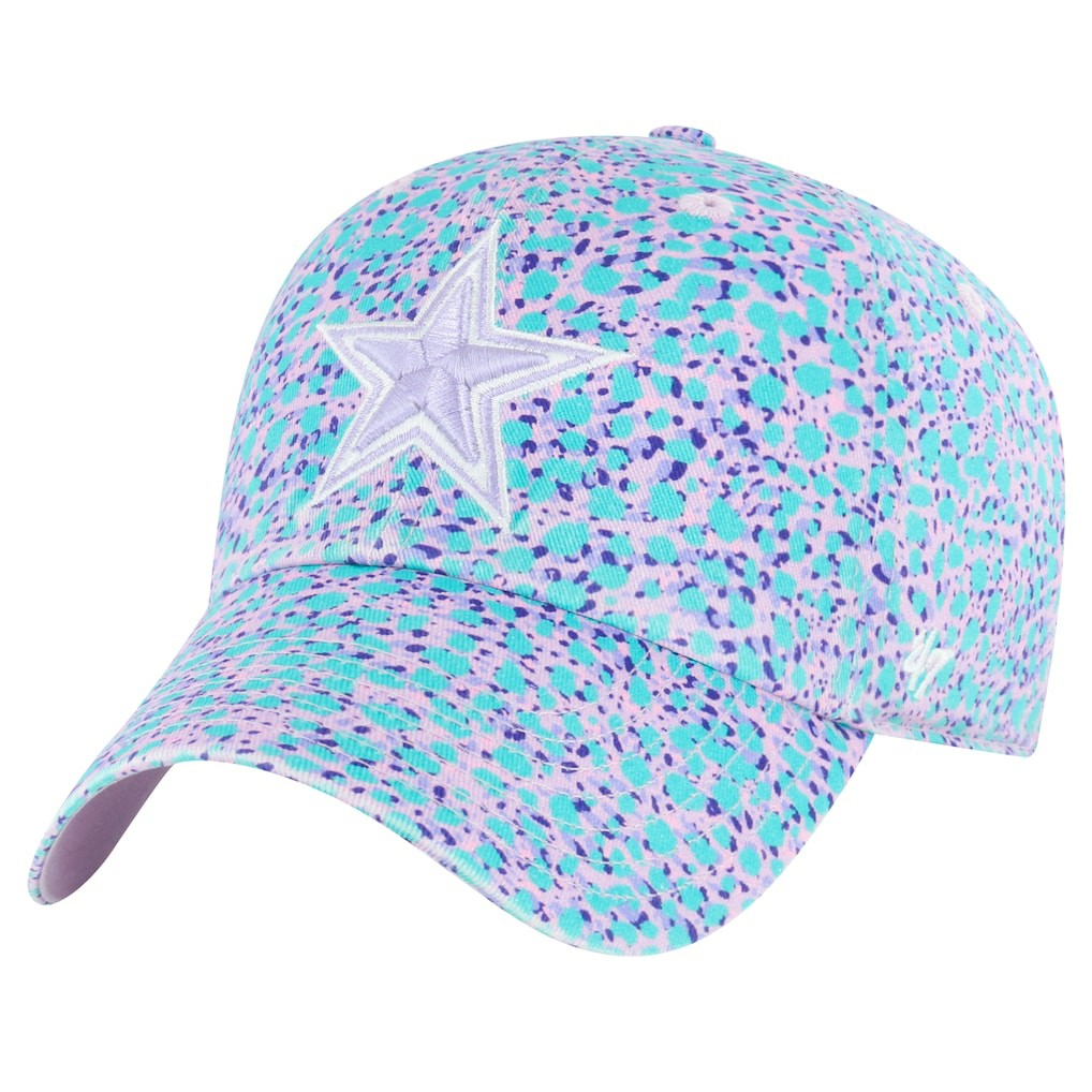 Dallas Cowboys '47 Girls Youth Cosmic Burst Clean Up Adjustable Hat - Blue Hats