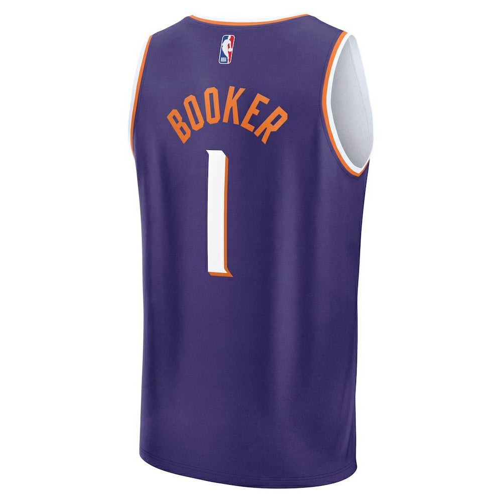 Devin Booker Phoenix Suns Youth Fast Break Player Jersey Icon Editi- Purple - Fanatics
