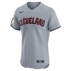 Cleveland Guardians Nike Road 2024 Jackie Robinson Day Elite Jersey - Gray Jerseys