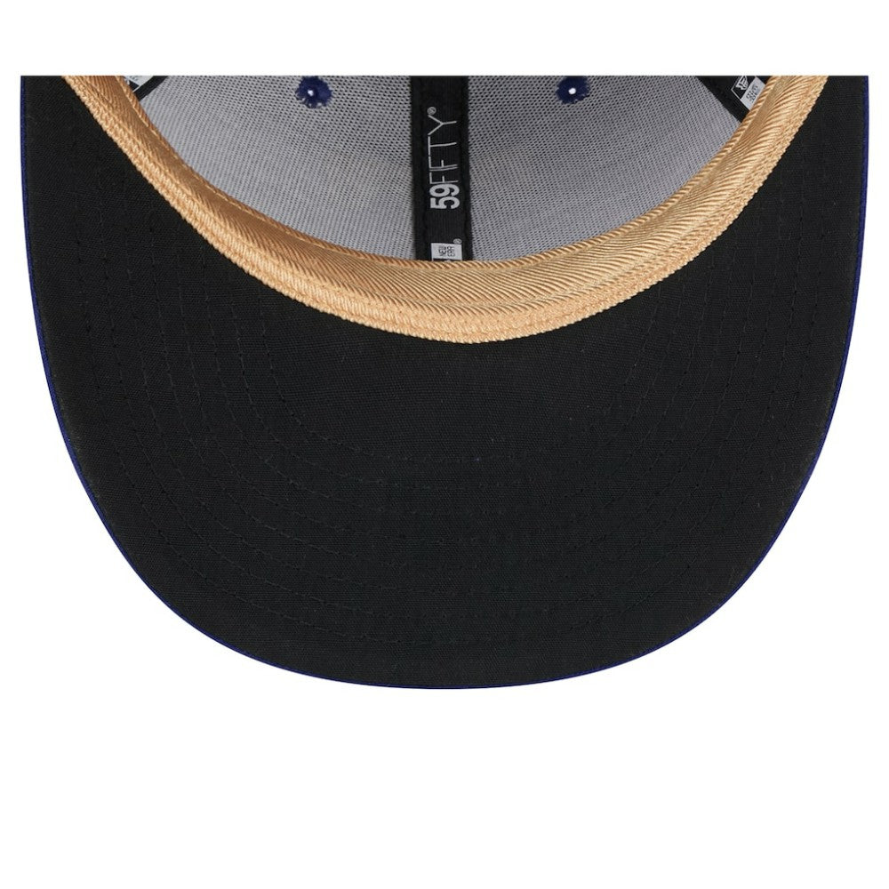 Texas Rangers New Era 2024 Gold Collection Low Profile 59FIFTY Fitted Hat - Royal Hats