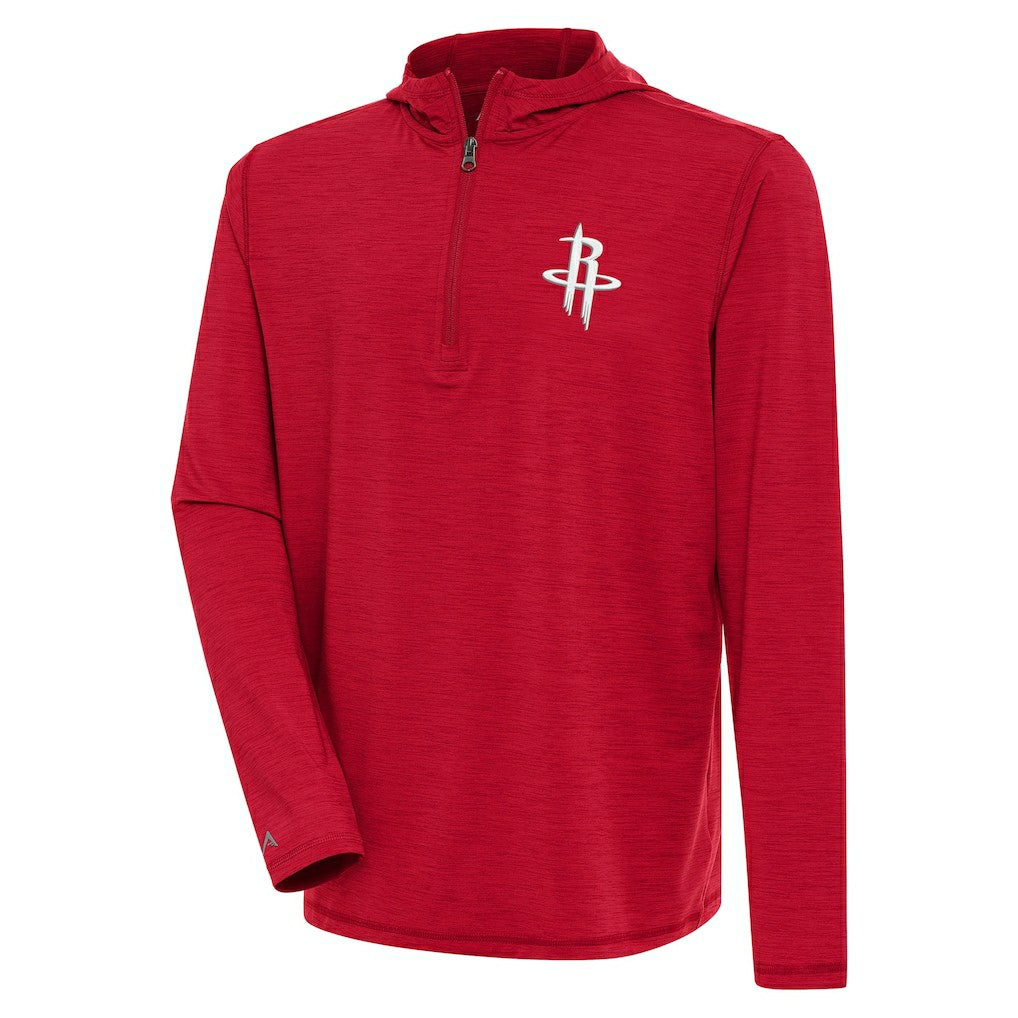 Houston Rockets Antigua Tidy Quarter-Zip Lightweight Pullover Top Heather Red outlet