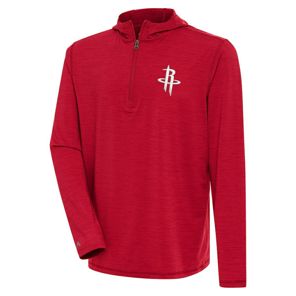Houston Rockets Antigua Tidy Quarter-Zip Lightweight Pullover Top Heather Red outlet