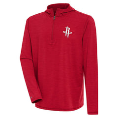 Houston Rockets Antigua Tidy Quarter-Zip Lightweight Pullover Top Heather Red outlet