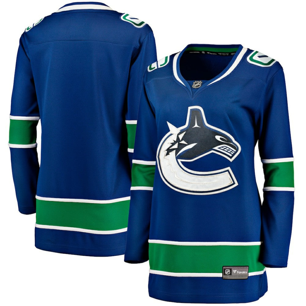 Vancouver Canucks Fanatics Women's Premier Breakaway Jersey - Blue | US 200939834
