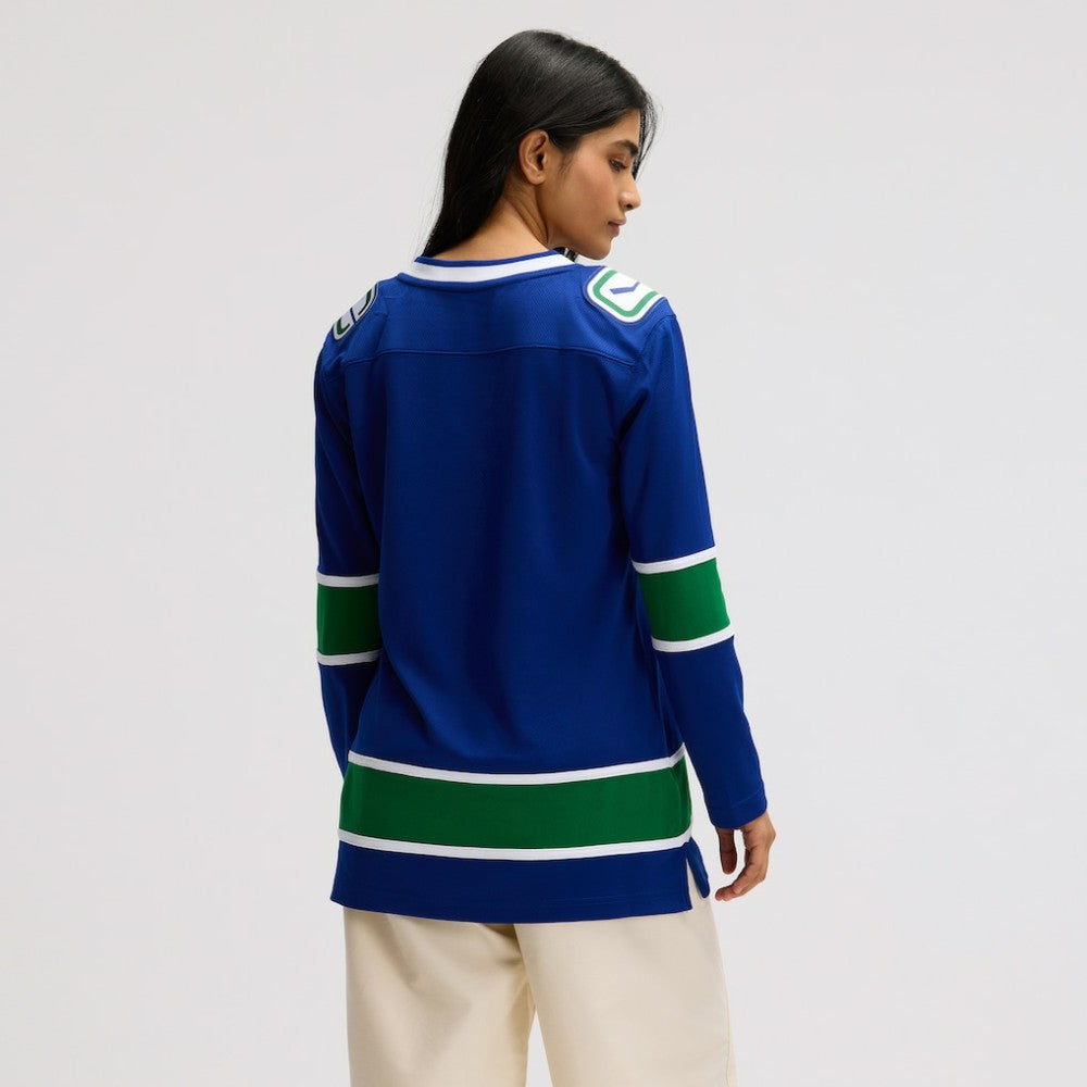 Vancouver Canucks Fanatics Women's Premier Breakaway Jersey - Blue | US 200939834